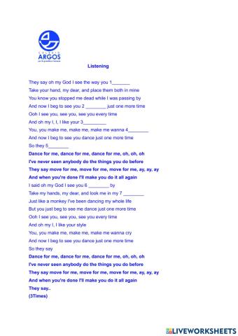 Dance monkey listening