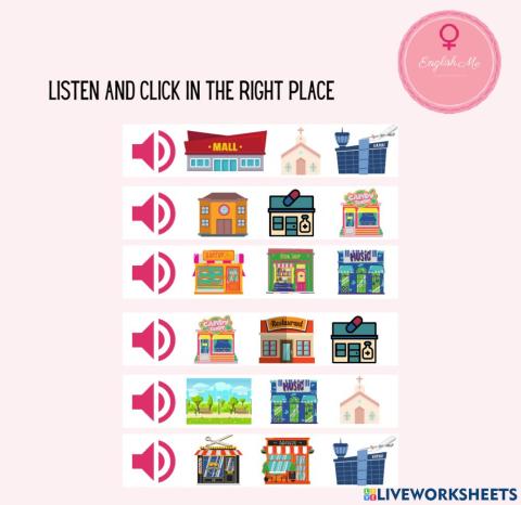Places (listening activitie)