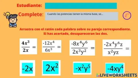 Acctividad: división de polinomios