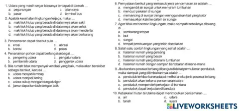 Sm sd3 ipa lingkungan quiz 3