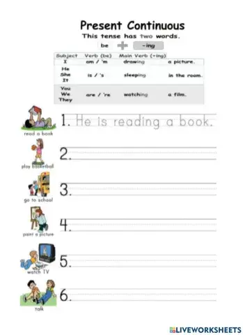 Grammar - Present Continuous