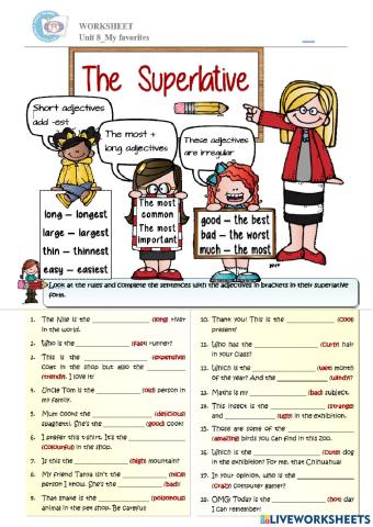 G4. Week 32. Superlatives