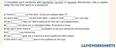 TN2.2 someone-anyone- no one