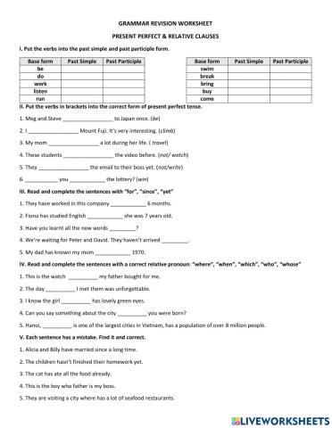 G5-Grammar Revision 2