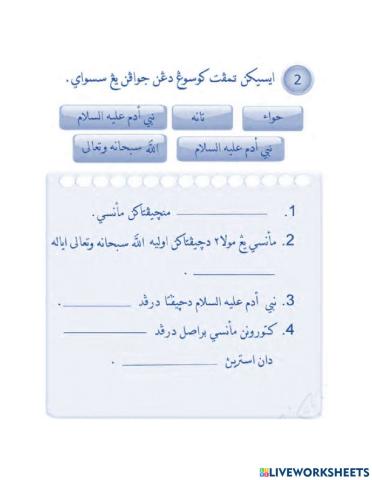 Keturunan Manusia dan Bangsa keturunan Nabi Muhammad