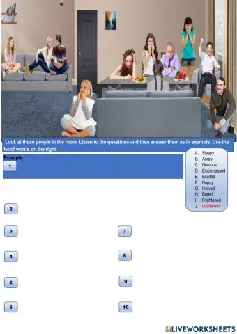 Feelings and emotions-speaking