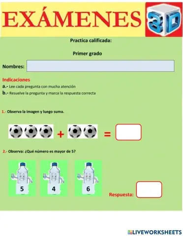 Práctica de matemática