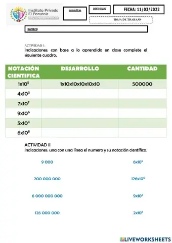 Potencias de base 10