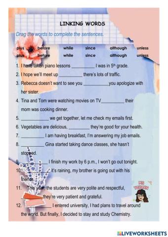 Linking words