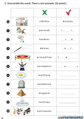 Spelling Bee - Level B