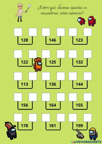 Aproximación a la decena