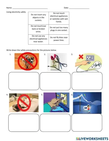Using eelctricity safely
