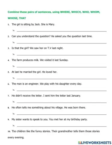 Relative clauses