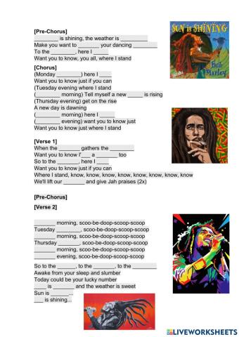 Sun is Shining (Bob Marley)