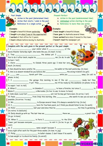 Simple Past VS Present Perfect