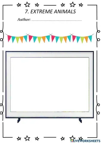 U7-WS6-Story 7- Extreme animals