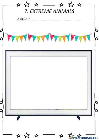 U7-WS6-Story 7- Extreme animals