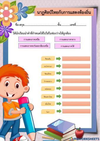 นาฏศิลป์ไทยกับการแสดงท้องถิ่น