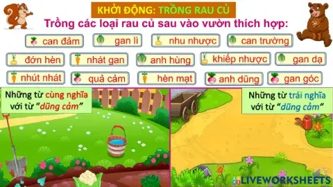 Luyện từ và câu