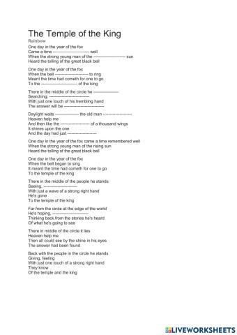 The Temple of the King