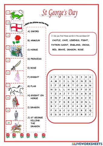 ENG 5 ST GEORGE SOPA LLETRES