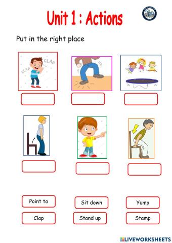 Put in the right place