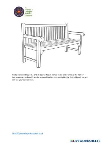 Find a bench in the park