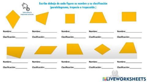 Desafío 61 Clasificación de cuadriláteros