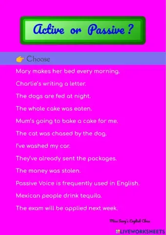Passive Voice