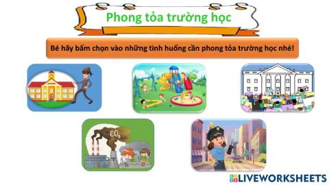 Pooh - Phong tỏa trường học