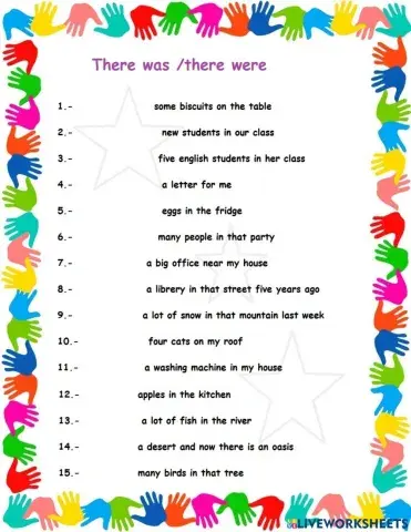 There was-there were