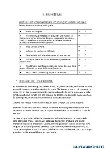 El almohadón de plumas