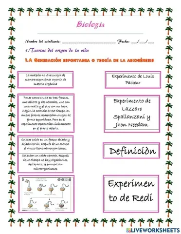 Teorías del origen de la vida