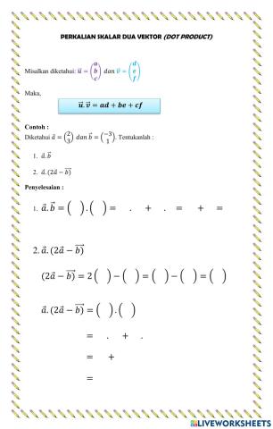 Lkpd perkalian vektor