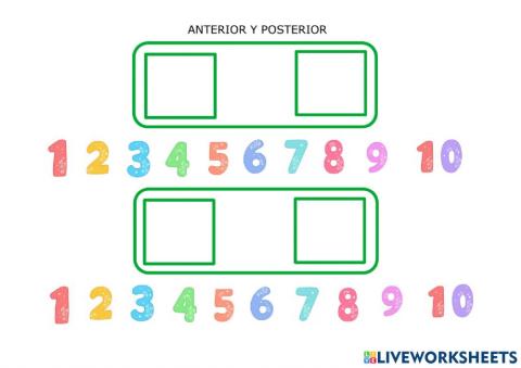 Anterior y posterior sin calificación