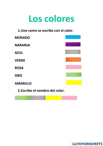 Los colores