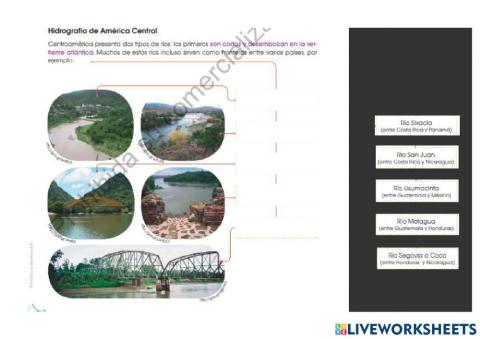 Hidrografia decamerica central