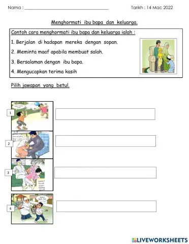 Cara menghormati ibu bapa dan keluarga