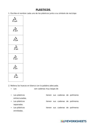 Ficha de Plásticos