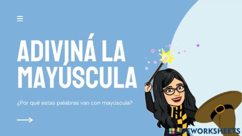 Mayúsculas mágicas