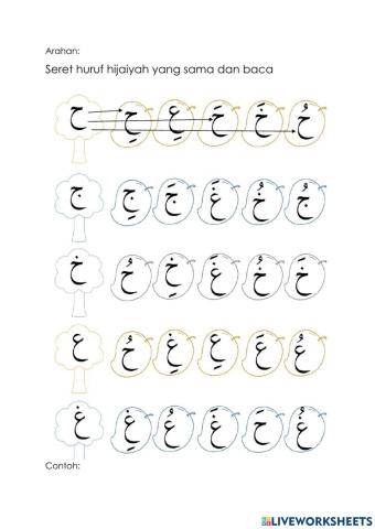 Huruf hijaiyah berbaris