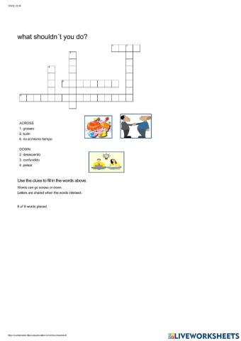 Crucigrams  rol scenarios