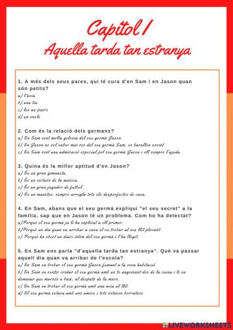 Capítol 1 El meu germà es diu Jessica