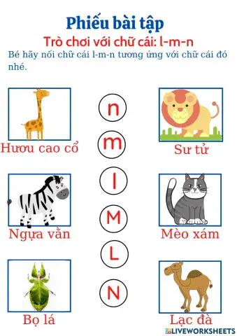 Trò chơi chữ cái l-m-n