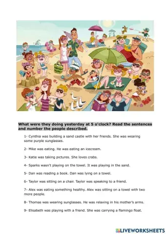 What were they doing?