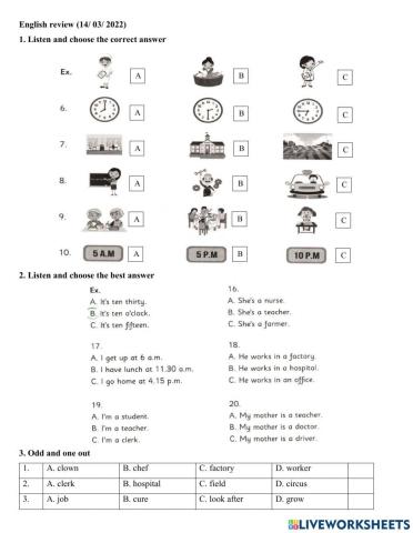 Group 3 - Mid-term revision