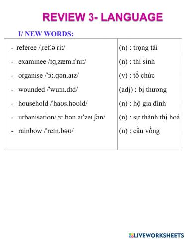 English 8-review 3- language