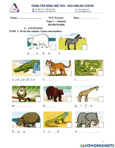Idict 1-Unit 1-Skill practice - Listening, reading and writing