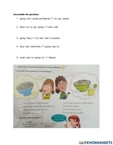 Going to Plans and Intentions Questions