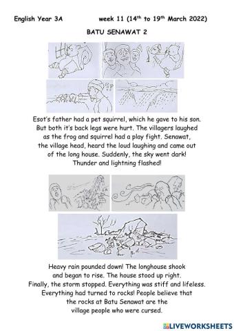 Week 11 Batu senawat year 3A